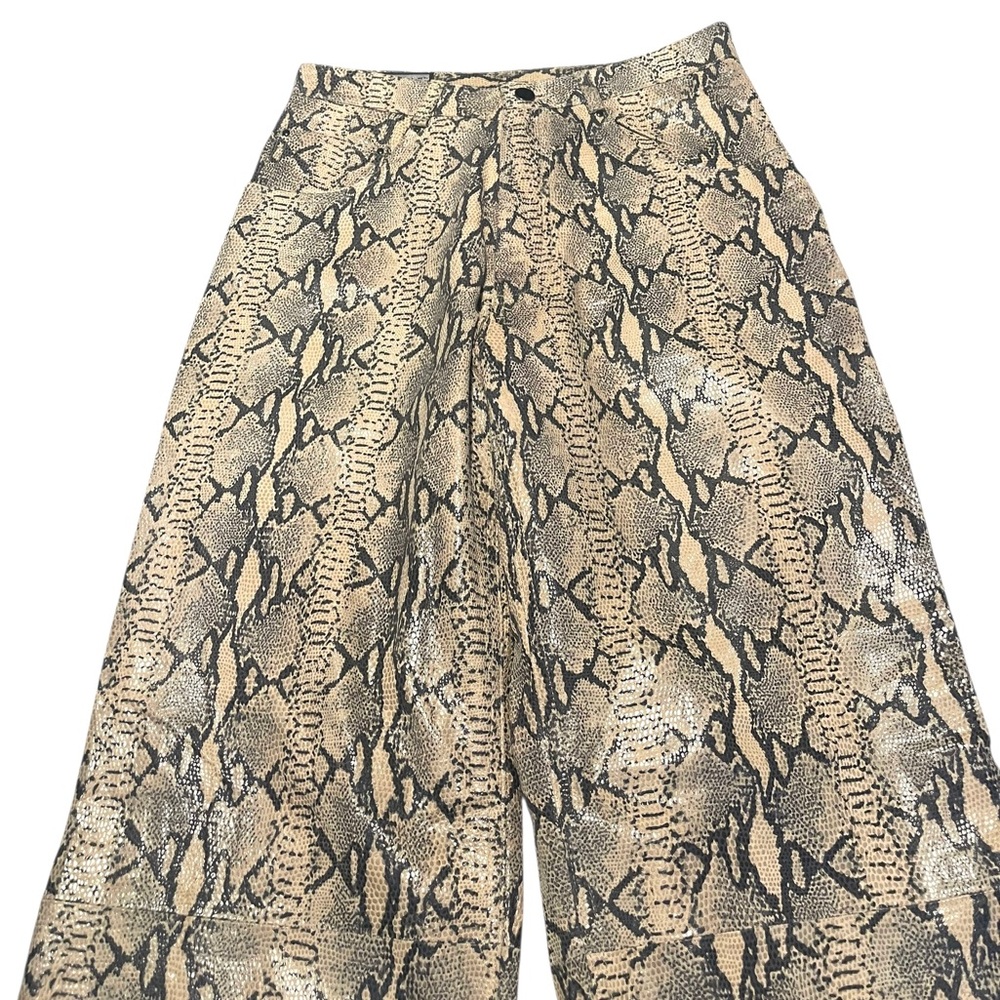 Vintage Wilson’s Genuine Leather Python Snake Pri… - image 4